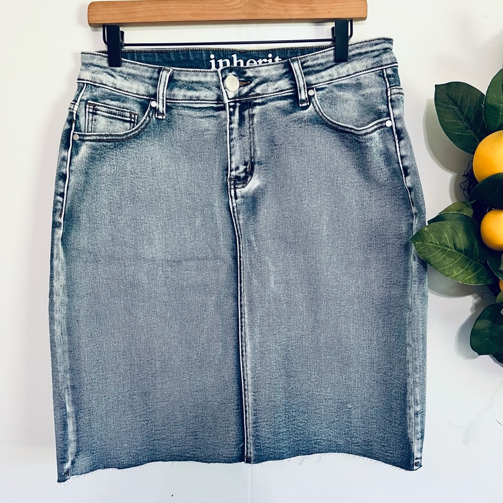 Inherit Co Frankie denim midi skirt